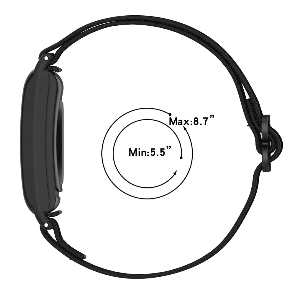 WHOOP 4.0 Band Shield Black — Woven Nylon