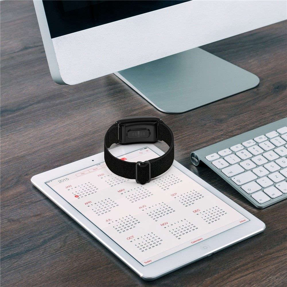 WHOOP 4.0 Band Shield Black — Woven Nylon