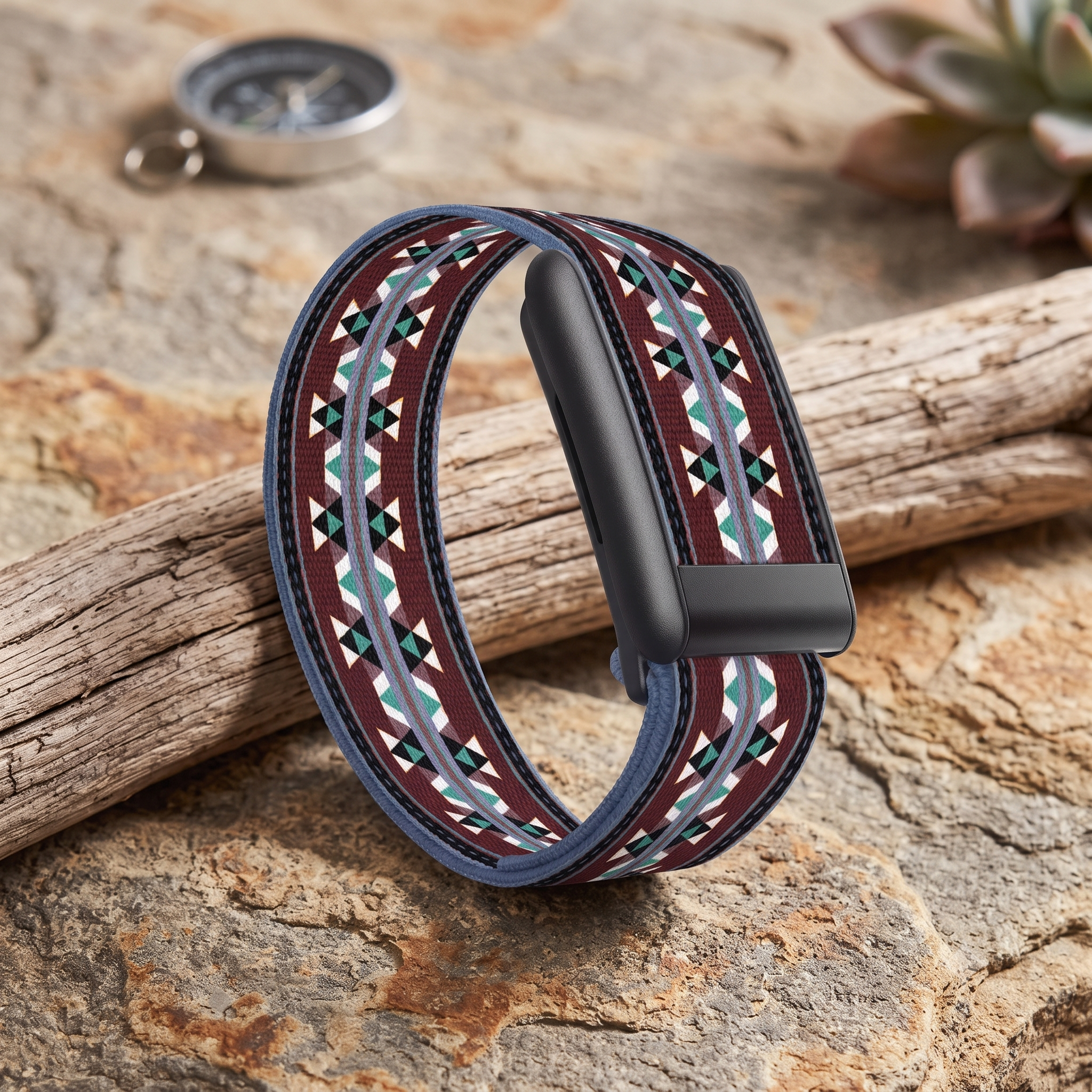 Correa Whoop 5.0 Azteca Burdeos Special Edition en contexto de uso