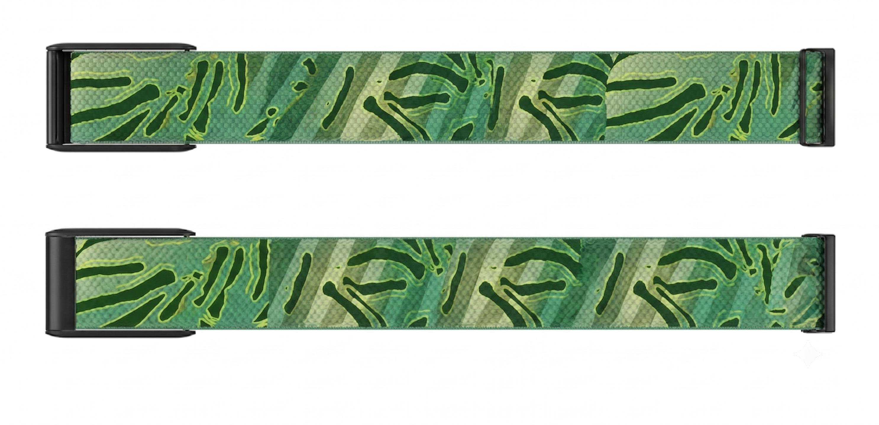 Correa Whoop 5.0 Camuflaje Lima Special Edition vista extendida del estampado