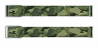 Green Camo woven nylon replacement band compatible with WHOOP 5.0, detail view 2