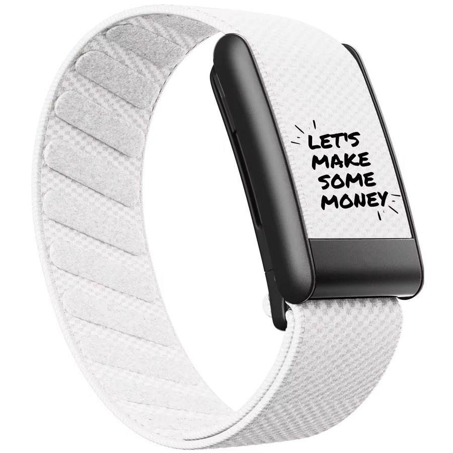 Let's Make Some Money woven nylon replacement band compatible with WHOOP 5.0, product view