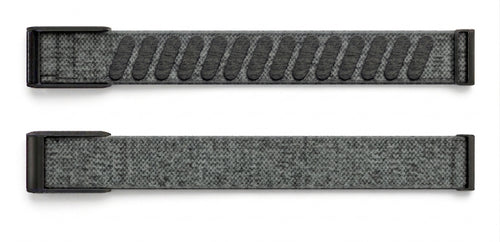 Strapion Anchor Gray nylon band for WHOOP 5.0, shown unfastened from both sides
