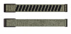 Strapion Gray Green nylon band for WHOOP 5.0, shown unfastened from both sides