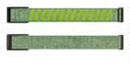Strapion Lime nylon band for WHOOP 5.0, shown unfastened from both sides