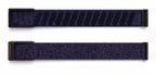 Strapion Midnight Blue nylon band for WHOOP 5.0, shown unfastened from both sides