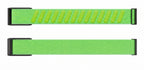 Strapion Seville Orange nylon band for WHOOP 5.0, shown unfastened from both sides