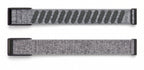 Strapion Twilight Gray nylon band for WHOOP 5.0, shown unfastened from both sides